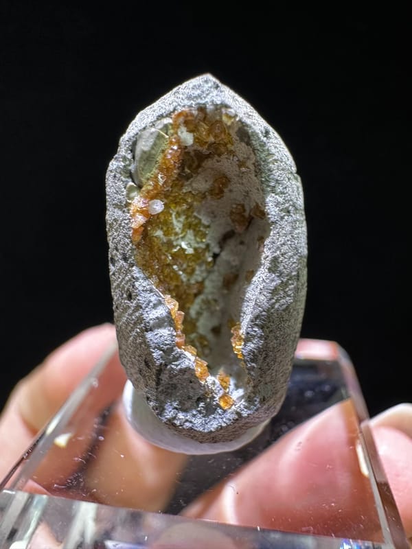 Chabazite from Fujian, China, individual mineral specimen view 1