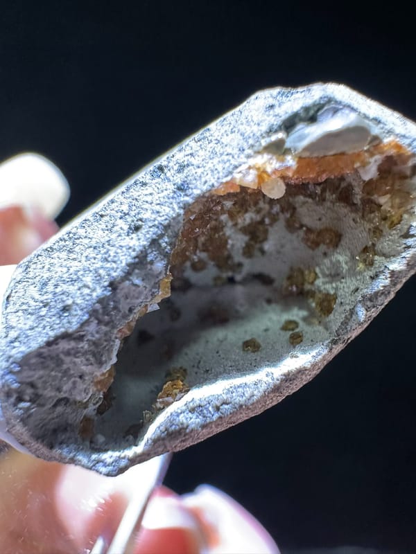 Chabazite from Fujian, China, individual mineral specimen view 2