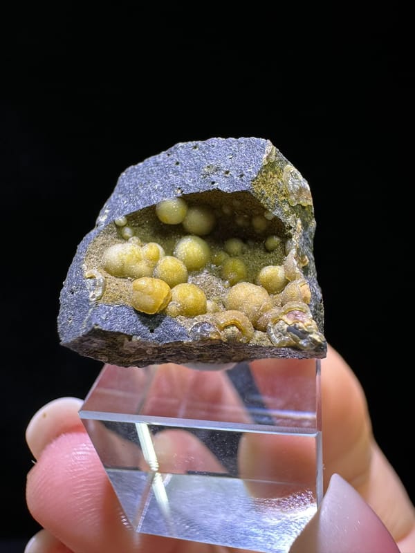Calcite from Fujian, China, individual mineral specimen view 1