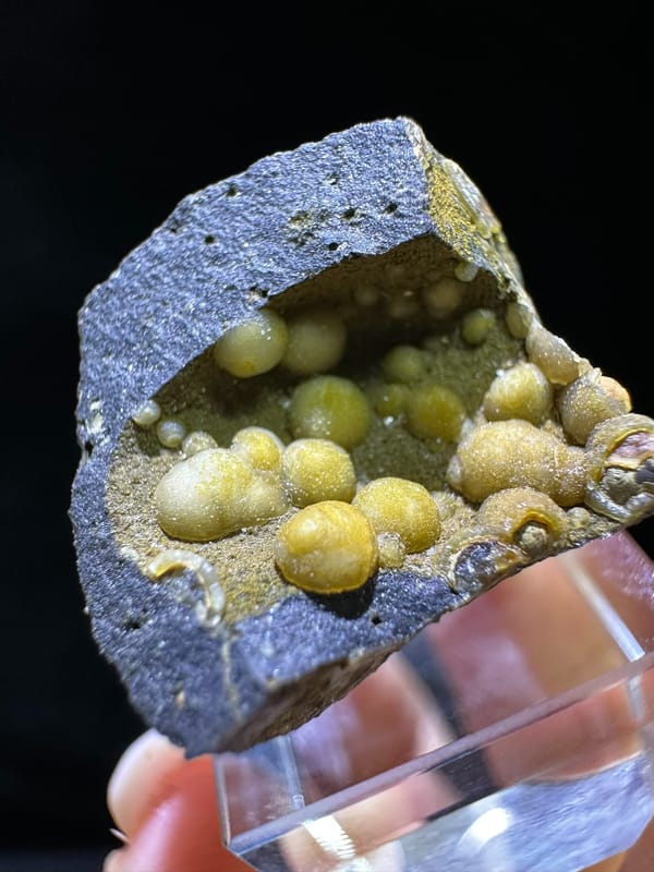 Calcite from Fujian, China, individual mineral specimen view 2