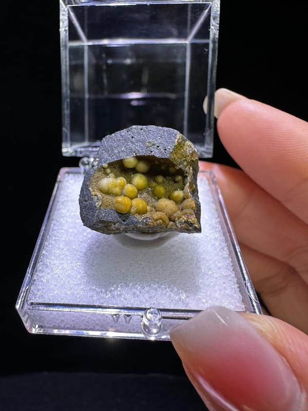 Calcite from Fujian, China, individual mineral specimen view 4