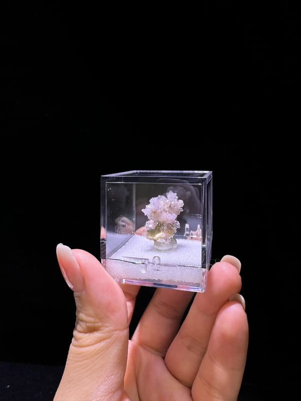 Source-recorded fluoride sulfate from Guizhou, China, individual mineral specimen view 5