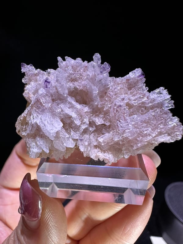 Gypsum from Guizhou, China, individual mineral specimen view 4