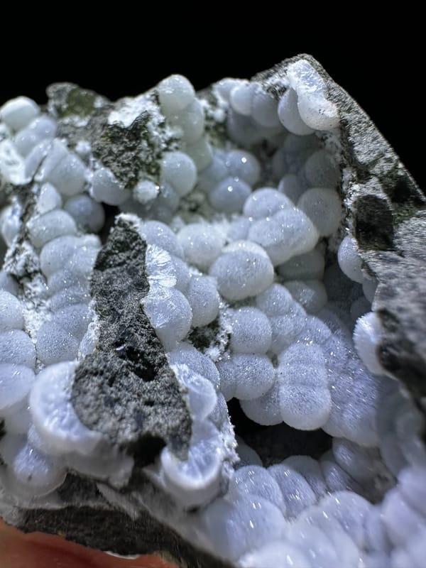 Zeolite group (species not verified) from Zhejiang, China, individual mineral specimen view 5