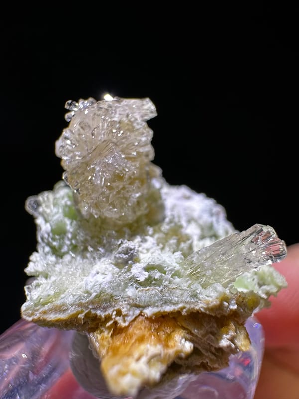 Creedite from Guizhou, China, individual mineral specimen view 1