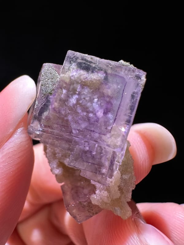 Fluorite from Yaogangxian Mine, Yizhang Co., Hunan, China, individual mineral specimen view 1