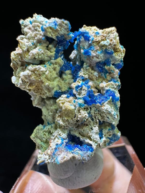Veszelyite from Yunnan, China, individual mineral specimen view 2