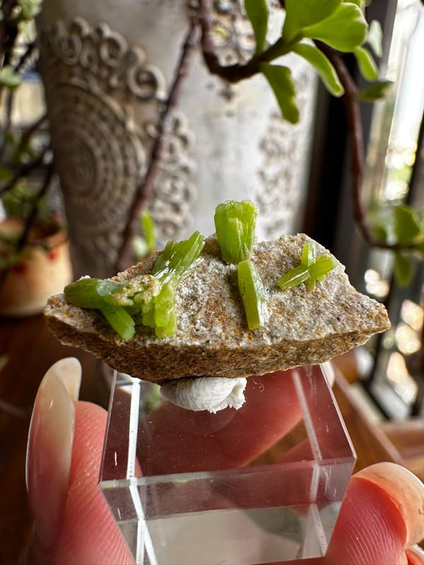 Pyromorphite from Guangxi, China, individual mineral specimen view 2