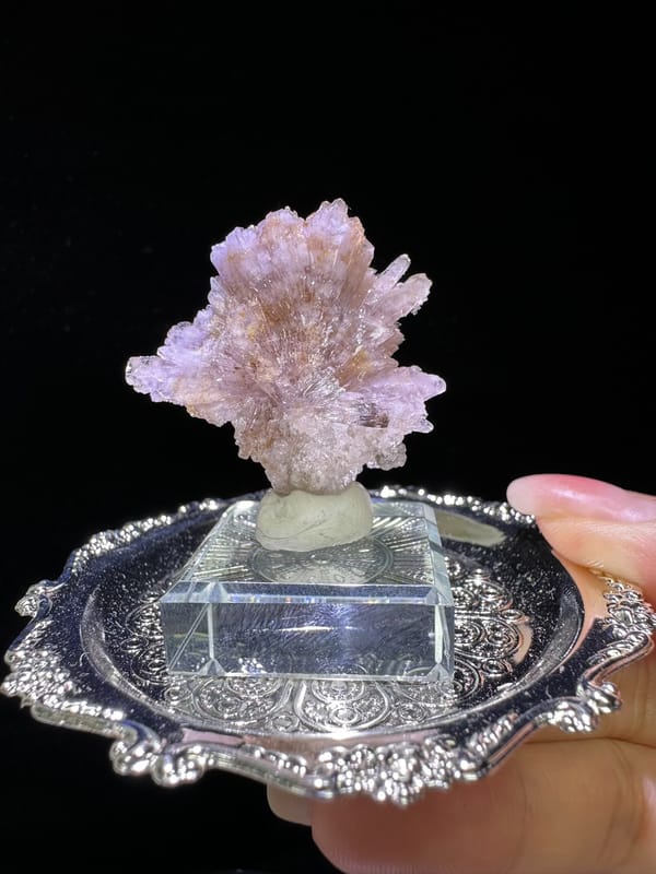 Creedite from Guizhou, China, individual mineral specimen view 6