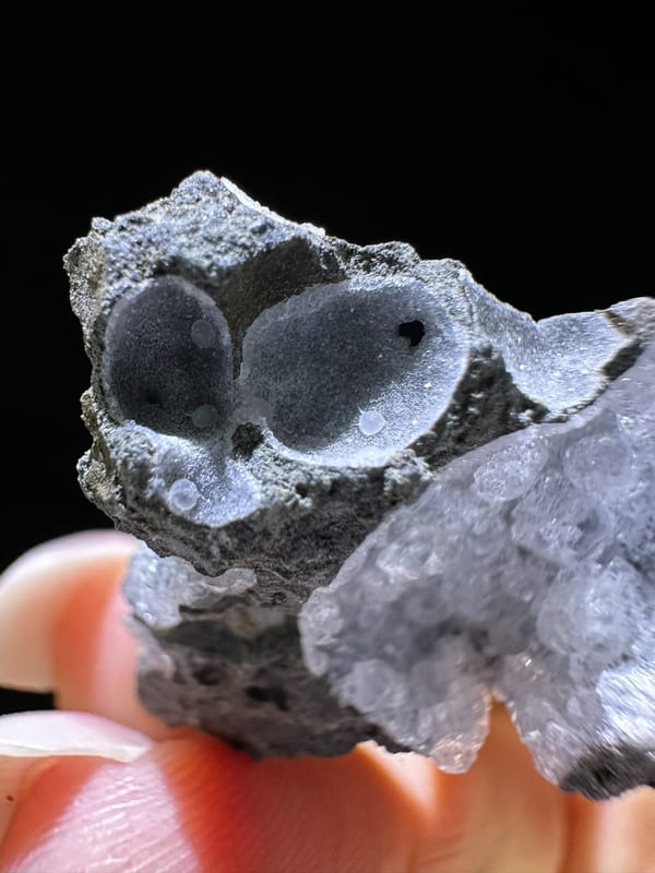Zeolite group (species not verified) from Zhejiang, China, individual mineral specimen view 1