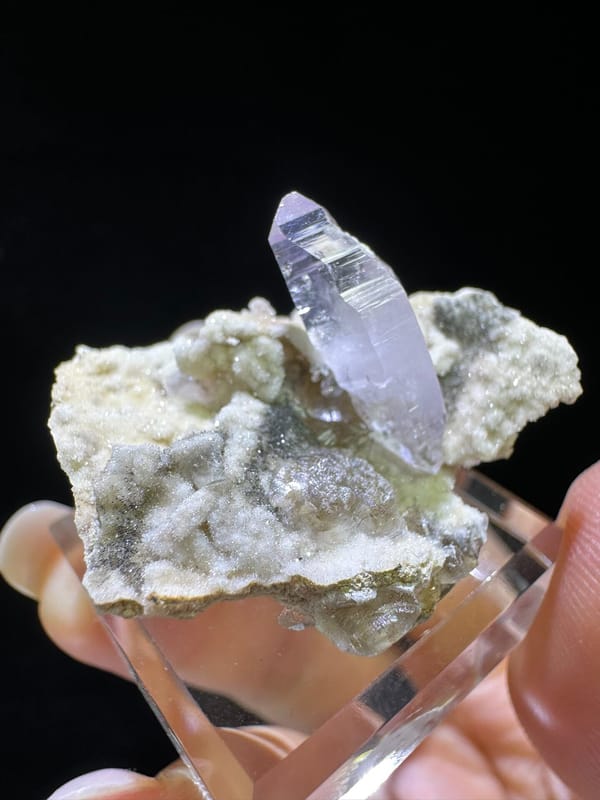 Amethyst from Mexico, individual mineral specimen view 2