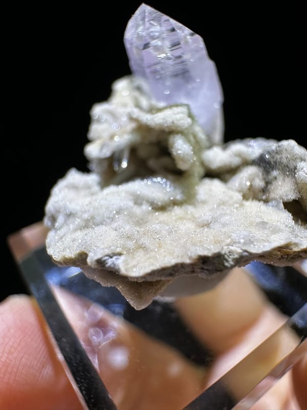 Amethyst from Mexico, individual mineral specimen view 3