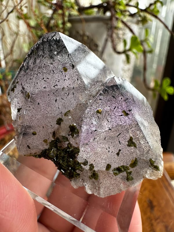 Garden quartz from Sichuan, China, individual mineral specimen view 1