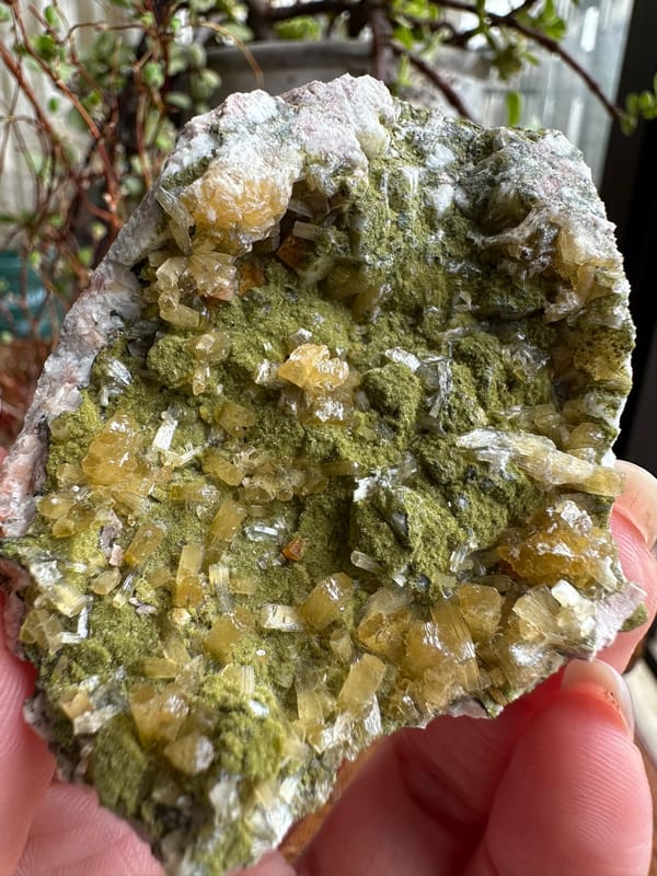 Chabazite from Fujian, China, individual mineral specimen view 1