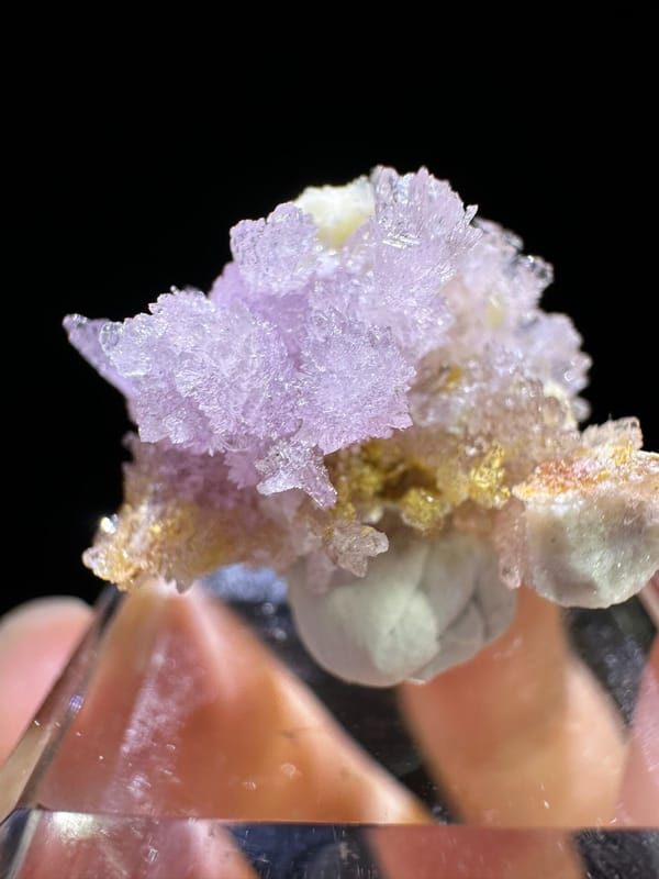 Creedite from Guizhou, China, individual mineral specimen view 2