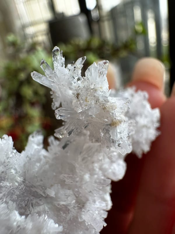 Creedite from Guizhou, China, individual mineral specimen view 2