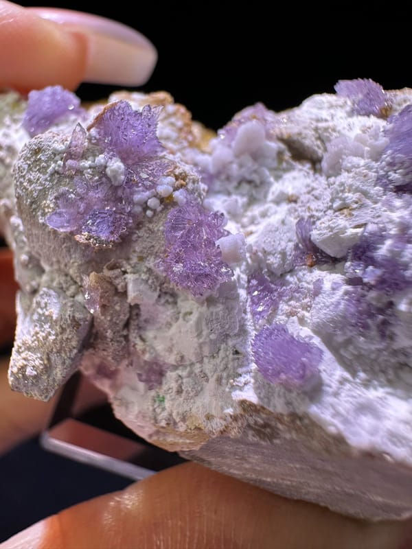 Creedite from Guizhou, China, individual mineral specimen view 1