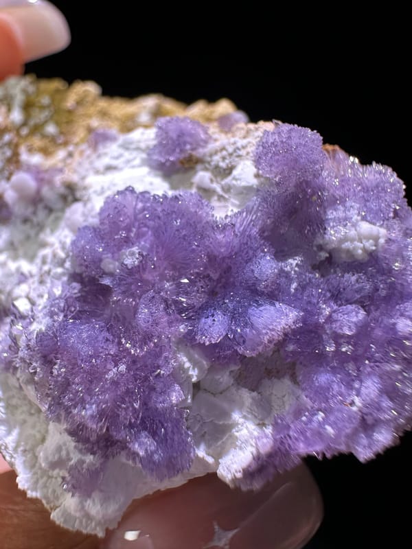 Creedite from Guizhou, China, individual mineral specimen view 2