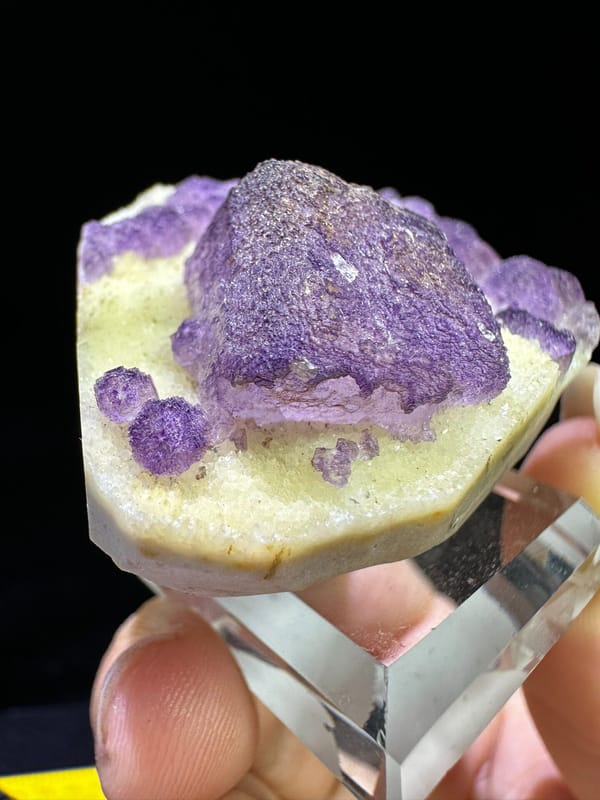 Fluorite from Guizhou, China, individual mineral specimen view 3