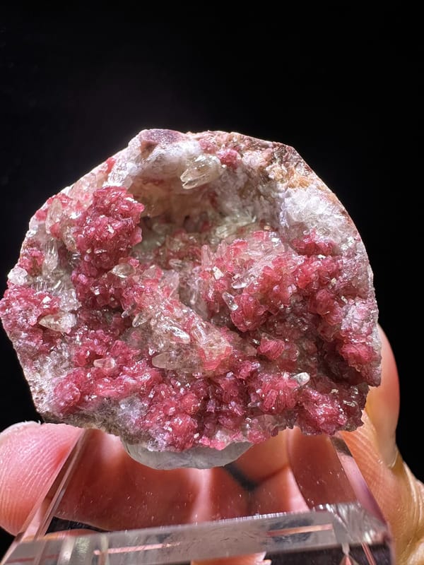 Calcite from Morocco, individual mineral specimen view 1