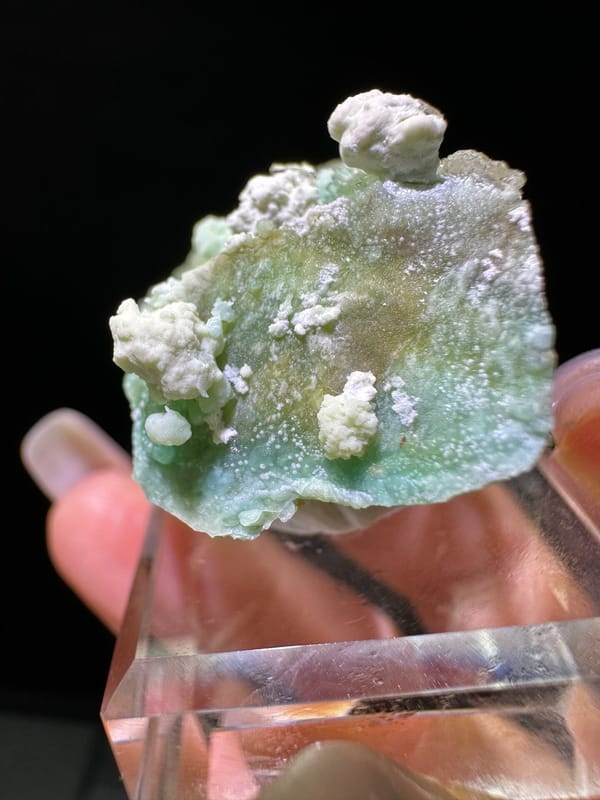 Creedite from Guizhou, China, individual mineral specimen view 4