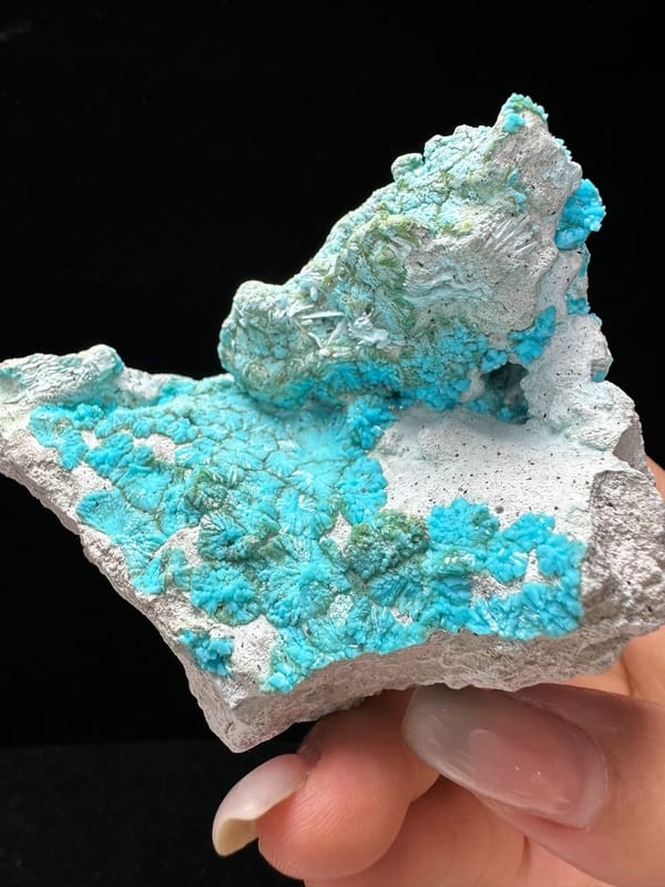 Libethenite (source-recorded) from Vietnam, individual mineral specimen view 1
