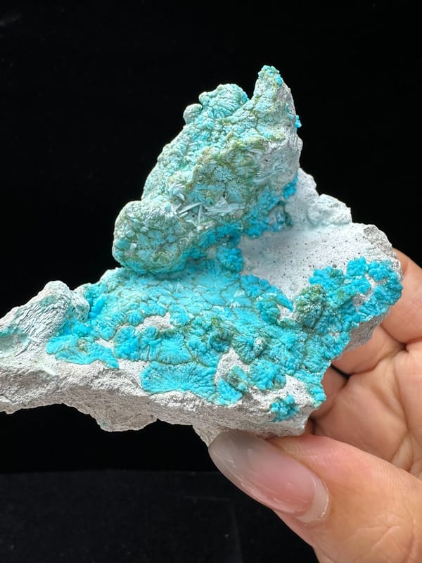 Libethenite (source-recorded) from Vietnam, individual mineral specimen view 2