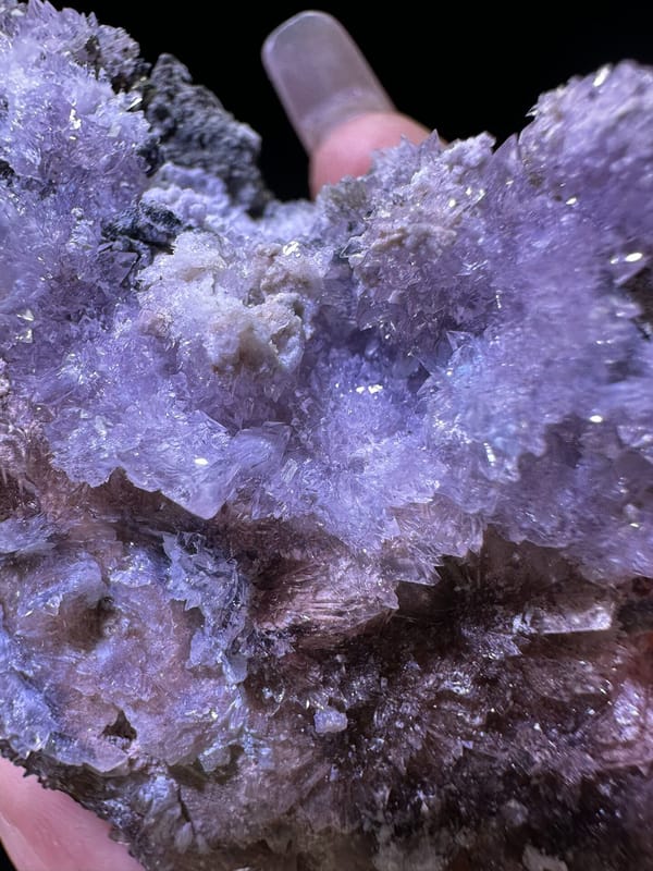 Creedite from Guizhou, China, individual mineral specimen view 1