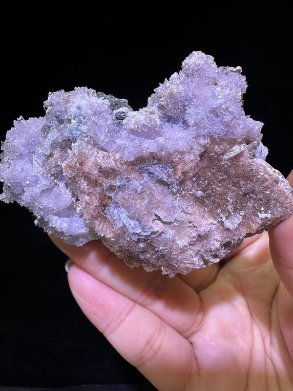 Creedite from Guizhou, China, individual mineral specimen view 3