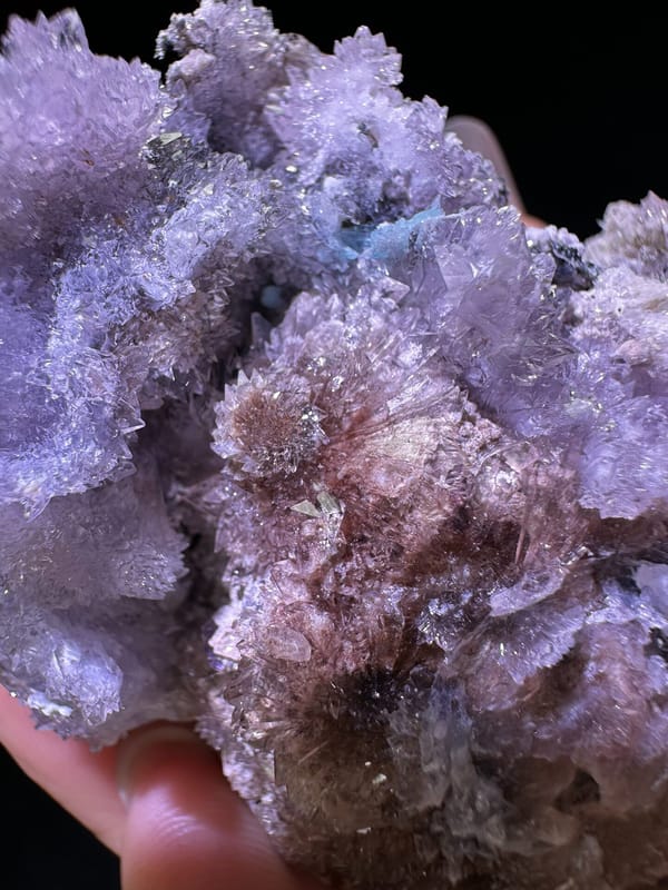 Creedite from Guizhou, China, individual mineral specimen view 4