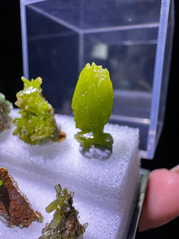 Pyromorphite, individual mineral specimen view 4 for a mineral collection
