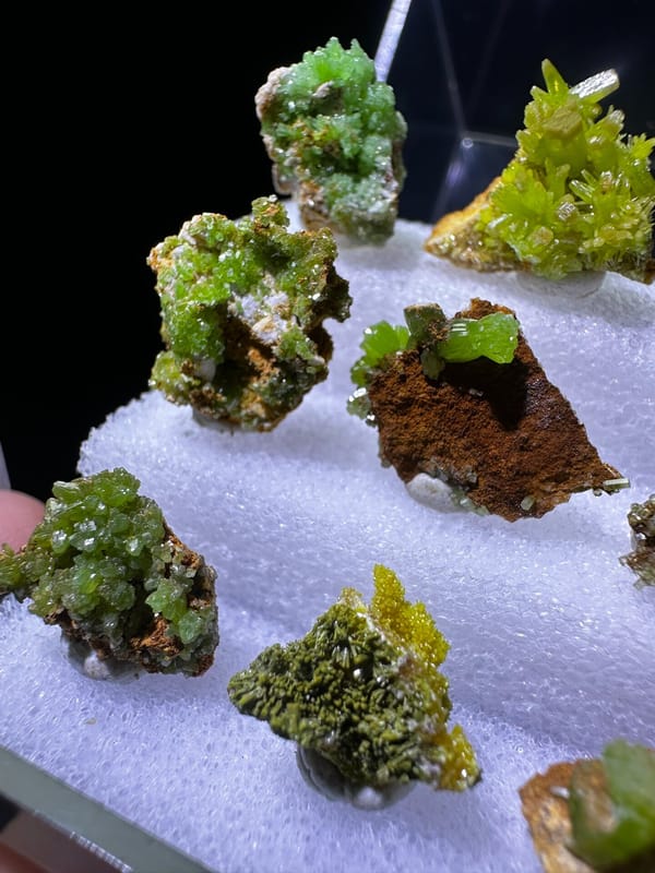 Pyromorphite, individual mineral specimen view 5 for a mineral collection