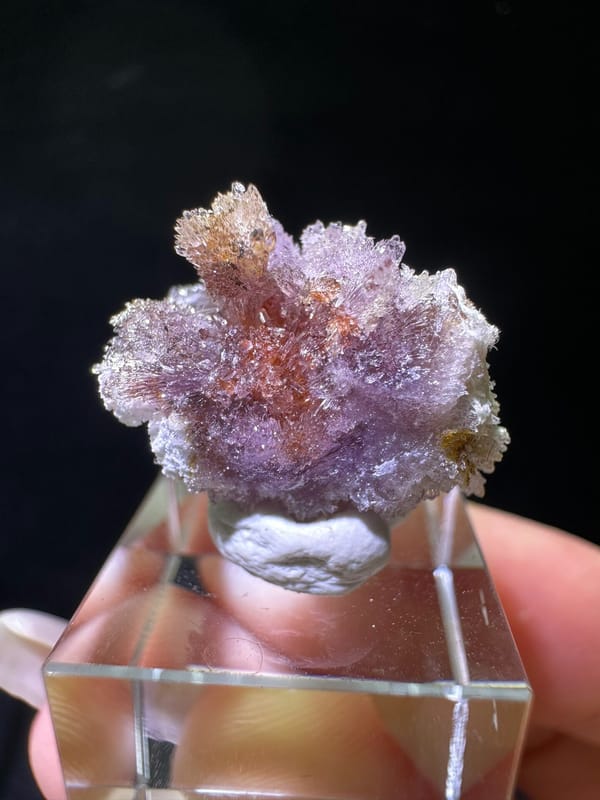 Creedite from Guizhou, China, individual mineral specimen view 2