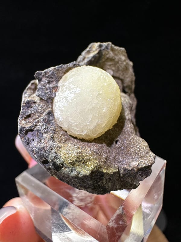 Calcite from Zhejiang, China, individual mineral specimen view 1