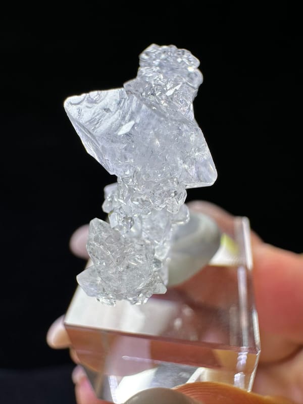 Apophyllite from India, individual mineral specimen view 1