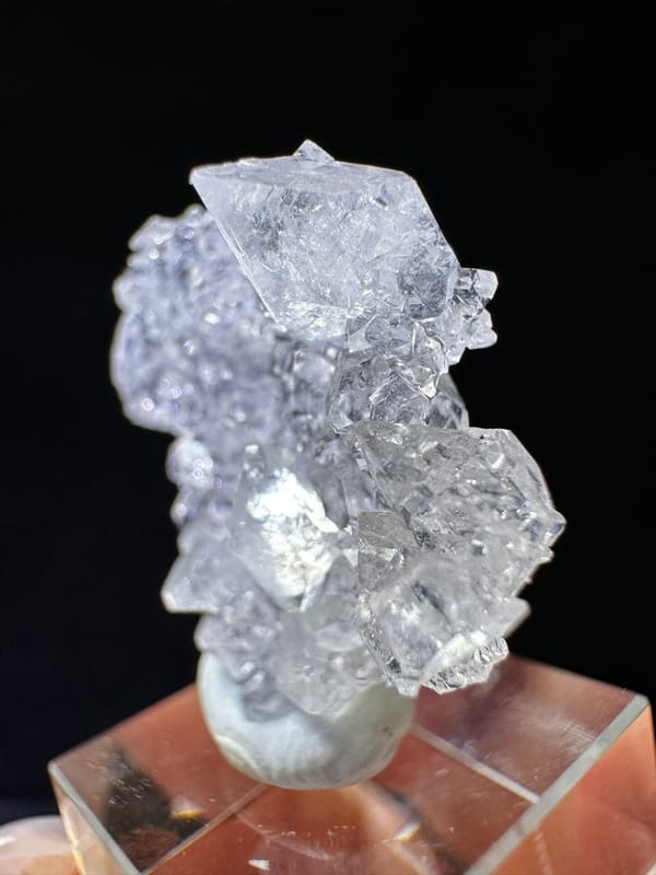 Apophyllite from India, individual mineral specimen view 3
