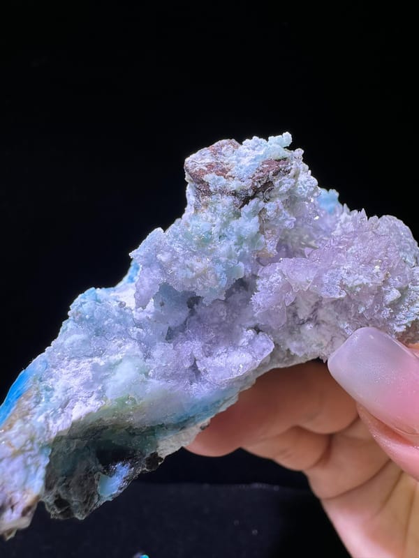 Creedite from Guizhou, China, individual mineral specimen view 4
