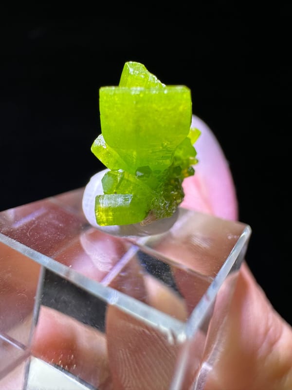 Pyromorphite from Guangxi, China, individual mineral specimen view 4