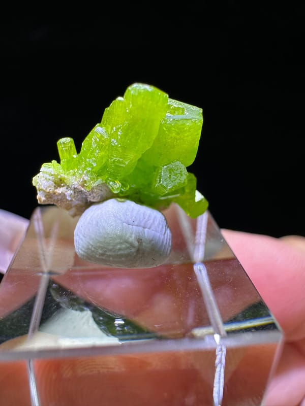 Pyromorphite from Guangxi, China, individual mineral specimen view 6