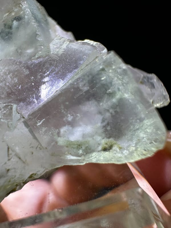 Fluorite from Fujian, China, individual mineral specimen view 2