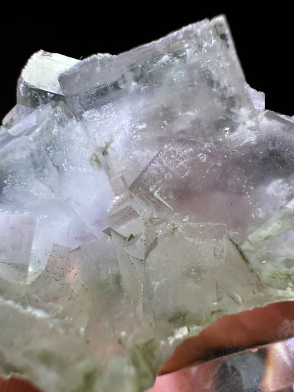 Fluorite from Fujian, China, individual mineral specimen view 3