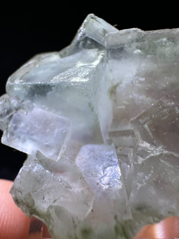 Fluorite from Fujian, China, individual mineral specimen view 4