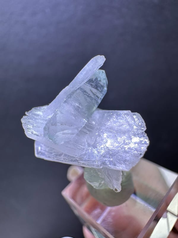 Pale Green Apophyllit mit Zeolith aus Indien