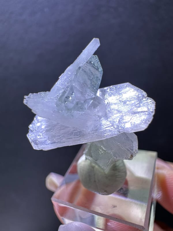 Apophyllite from India, individual mineral specimen view 2