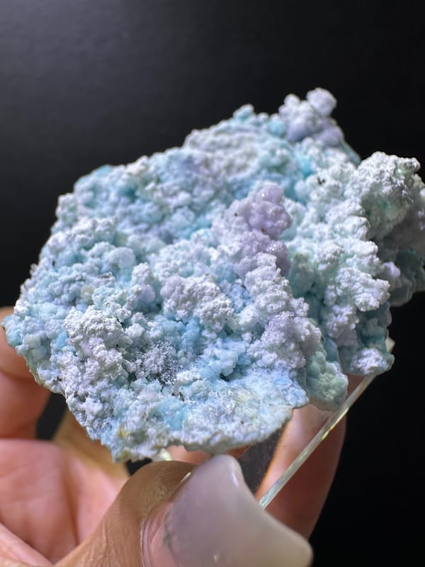 Creedite from Guizhou, China, individual mineral specimen view 4