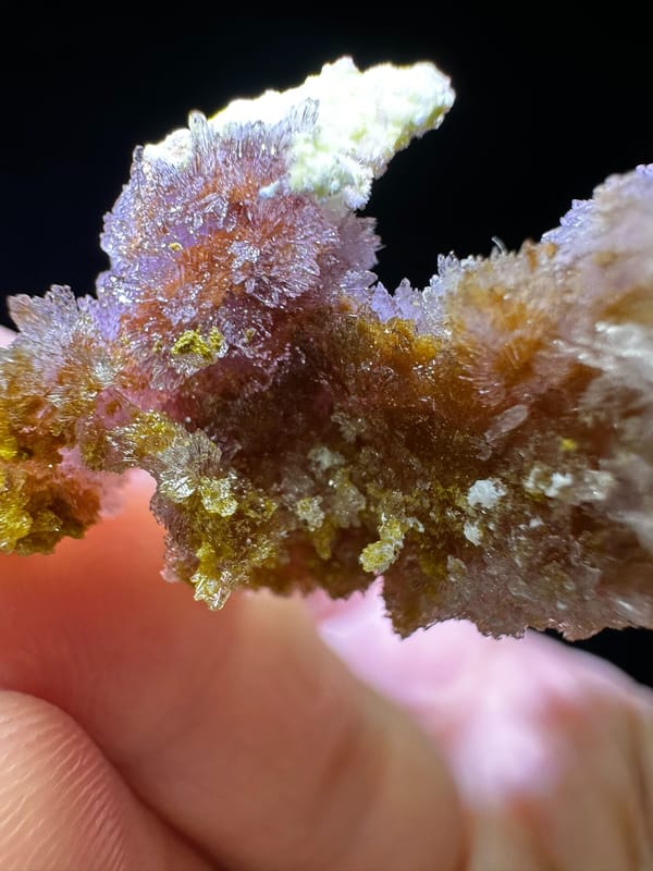 Creedite from Guizhou, China, individual mineral specimen view 1