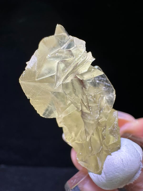 Calcite from Hubei, China, individual mineral specimen view 2
