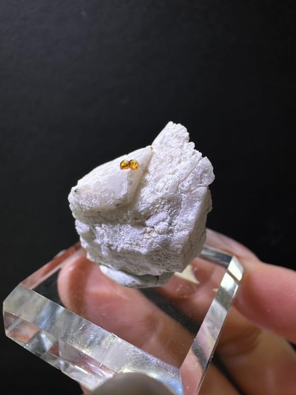 Spessartine garnet from Fujian, China, individual mineral specimen view 2