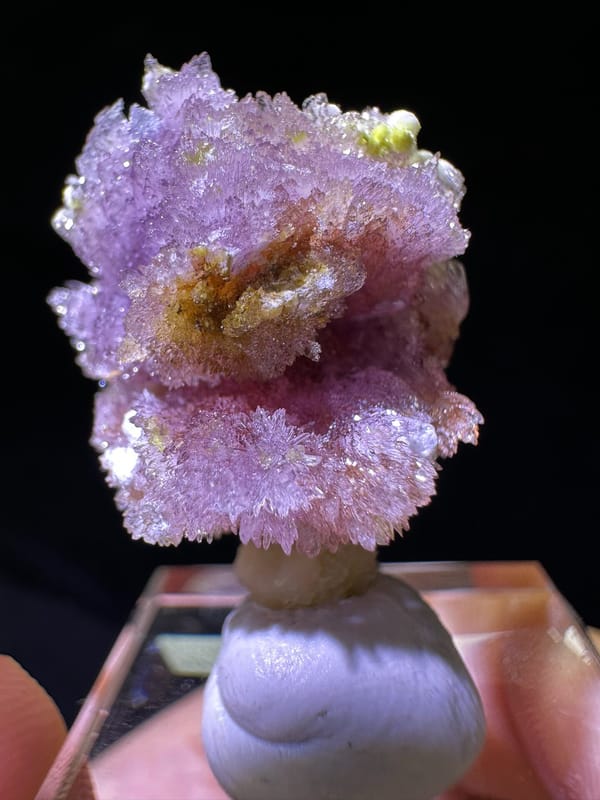 Creedite from Guizhou, China, individual mineral specimen view 2