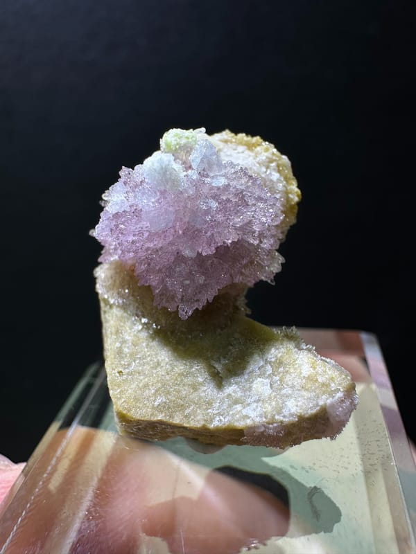 Creedite from Guizhou, China, individual mineral specimen view 2